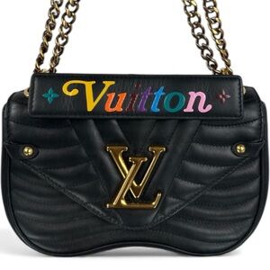 Louis Vuitton Calfskin New Wave Chain Black